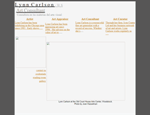 Tablet Screenshot of lynncarlson.us